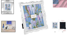 Load image into Gallery viewer, 8x10 Elegant Handcrafted Floral Picture Frame – Tabletop and Wall Mount Design
