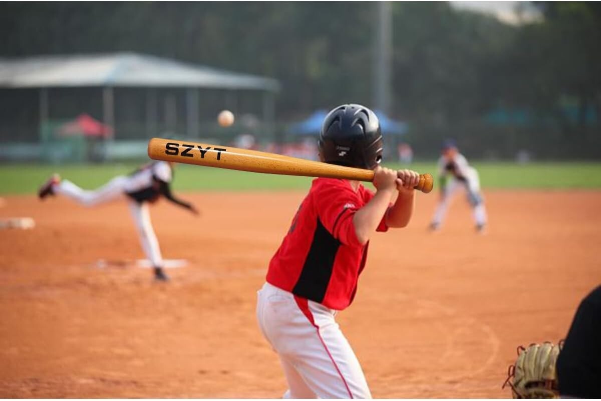 Durable 33 Inch Yellow Baseball Bat - Ideal for Home Defense & Practice