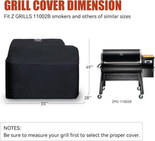 Load image into Gallery viewer, Premium 55-Inch BBQ Grill Cover – All-Weather Protection for Pellet Smokers