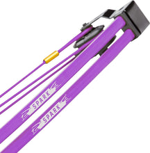 Load image into Gallery viewer, Lightweight Youth Bow Set with Whisker Biscuit, Ideal for Ages 5-10 - Flo Purple