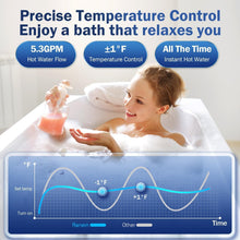 Load image into Gallery viewer, Natural Gas Tankless Water Heater - 5.3 GPM, 130,000 BTU - Unlimited Hot Water