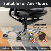 Load image into Gallery viewer, Premium Office Chair Caster Wheels - 5 Pack, 2.5 Inch, Quiet Glide Technology