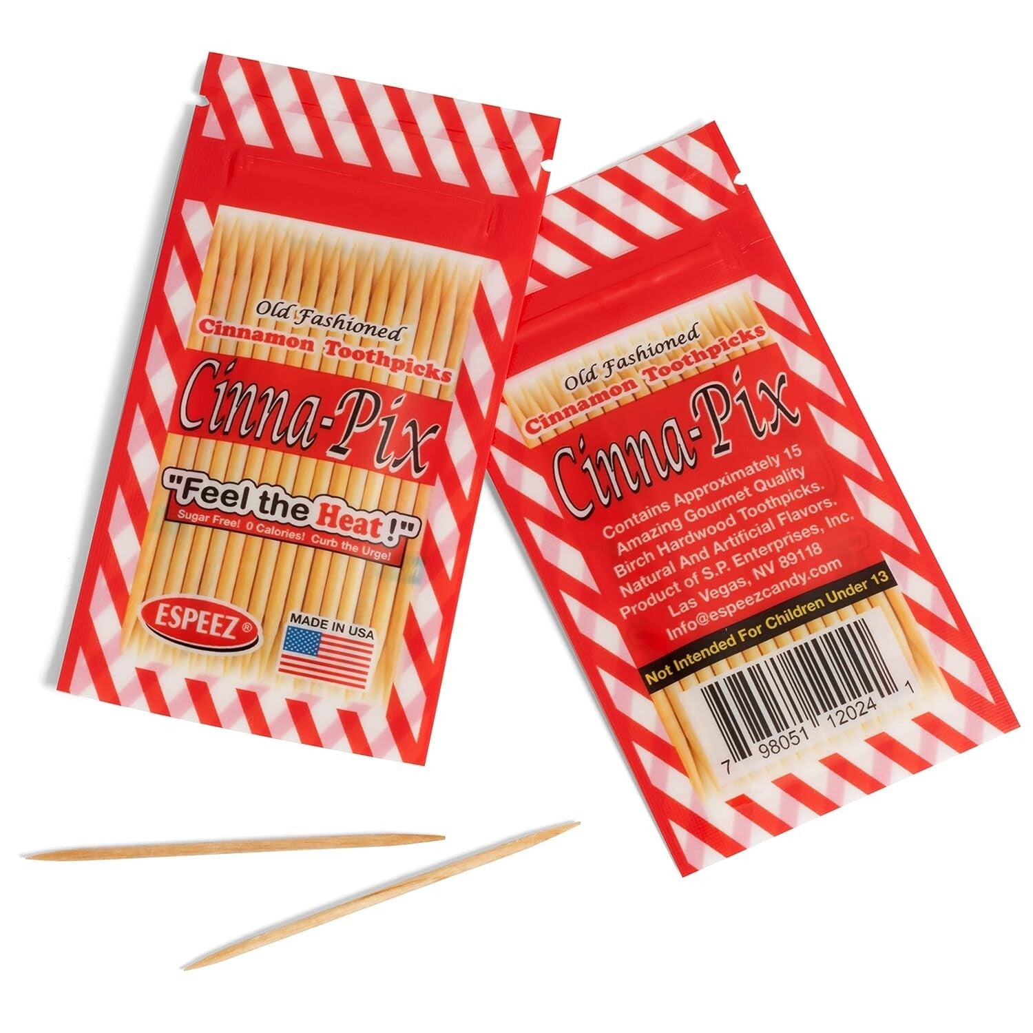 Old Fashioned Cinnamon Toothpicks - 24 Count Party Perfect Breath Fresheners