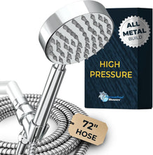Load image into Gallery viewer, Transitional Metal Handheld Shower with Brass Holder - 2.5 GPM High Performance