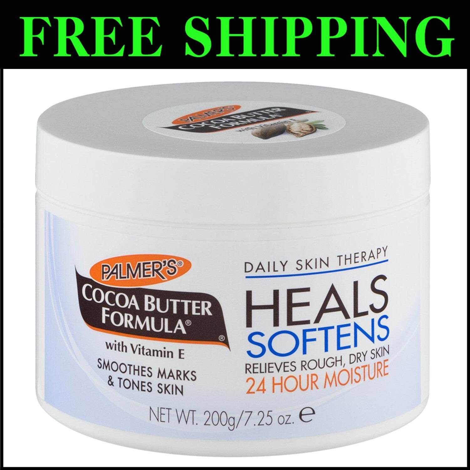 Solid Cocoa Butter Lotion - 7.25 Oz Each, Pack of 12 for Lasting Skin Hydration