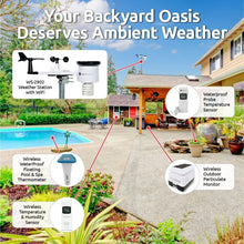 Load image into Gallery viewer, Smart Home-Ready Weather Station - WiFi, Rain Gauge, and Temperature Monitor