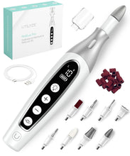 Load image into Gallery viewer, Rechargeable Nail File &amp; Toenail Grinder with LED Display – Perfect for Travel