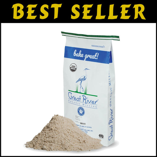 Organic Dark Rye Flour | Whole Grain, Non-GMO, Stone Ground - 25 lb Bulk Pack