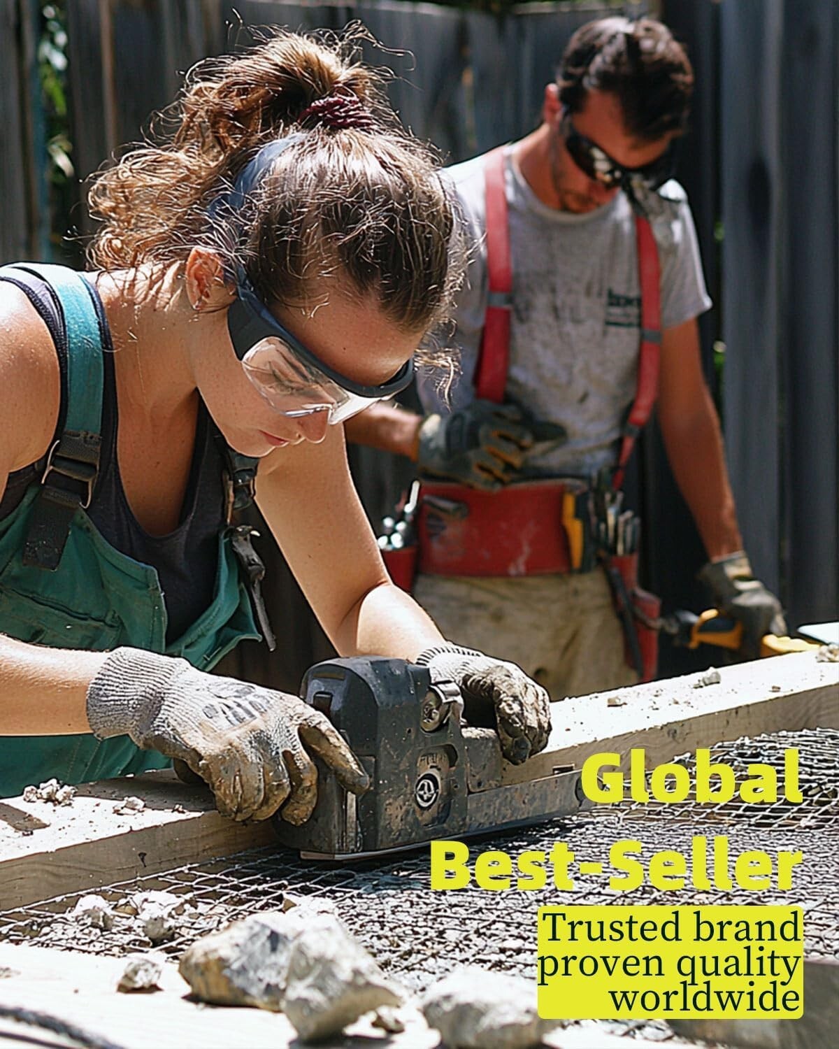 Durable 24" x 50' Hot-Dip Galvanized Wire Mesh with Gloves Included