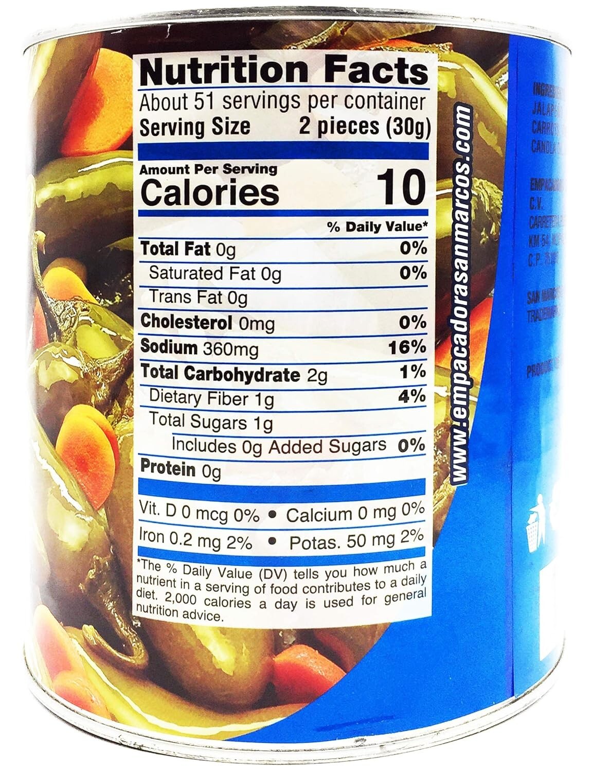 6 Lb Whole Jalapeños - All-Natural, Kosher Certified, Flavor-Enhancing Peppers