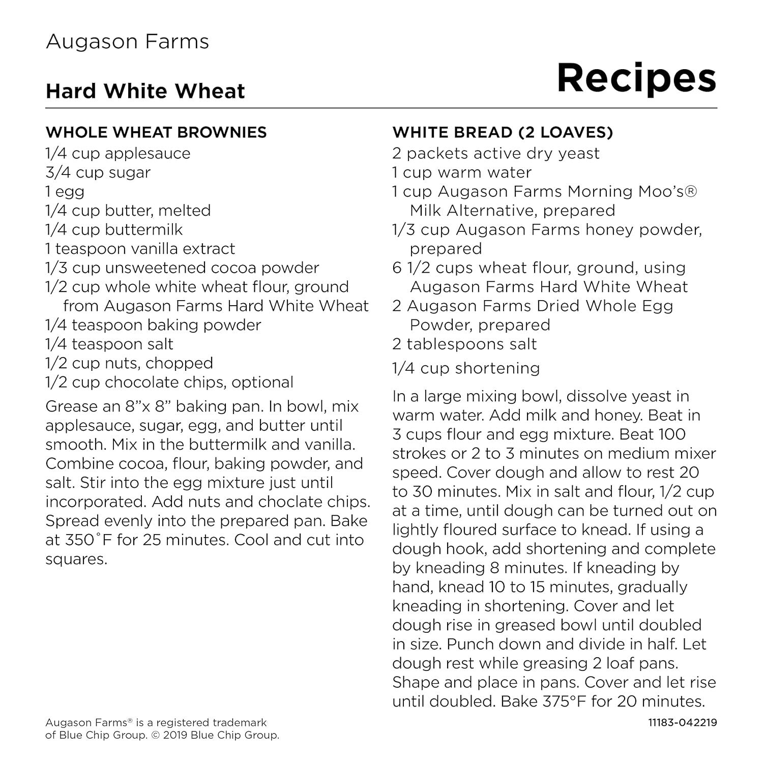 30-Year Storage Hard White Wheat Pail - Ideal for Survival, Camping & Daily Use