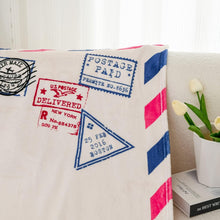 Load image into Gallery viewer, Soft Flannel Fleece Throw Blanket for Dad - I Love You Letter Print - 70x50