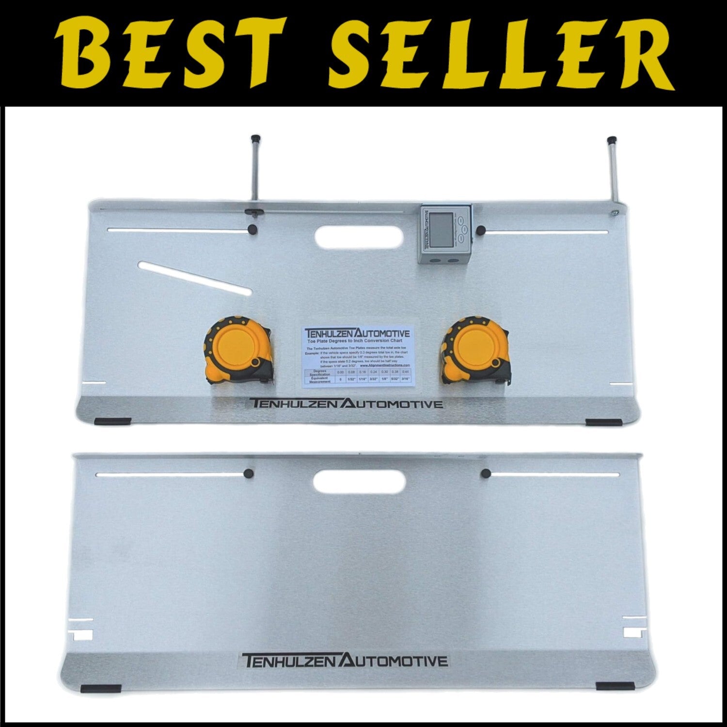 Precision 2-Wheel Alignment System with Integrated Camber and Caster Measurement