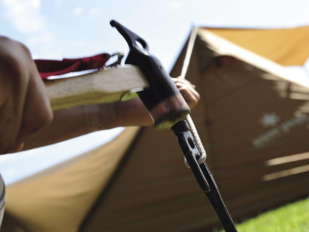 Stylish Purple Copper Peg Hammer - Durable Tool for Effortless Tent Setup