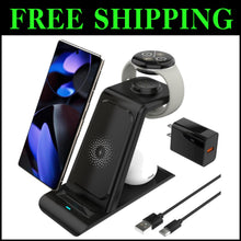 Load image into Gallery viewer, 3-in-1 Wireless Charger for Pixel Watch 3/2, Buds &amp; More - Fast Charging Station