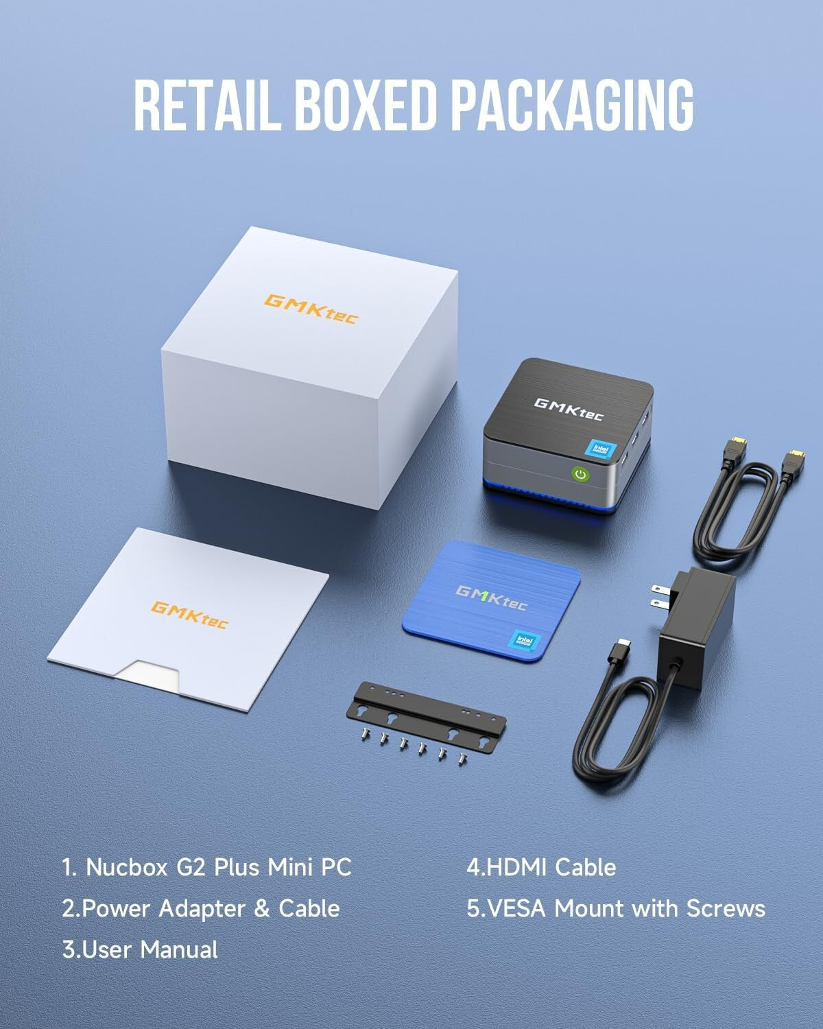 Energy Efficient Mini PC Intel N150 3.6GHz - 12GB RAM, 512GB SSD for Office Use