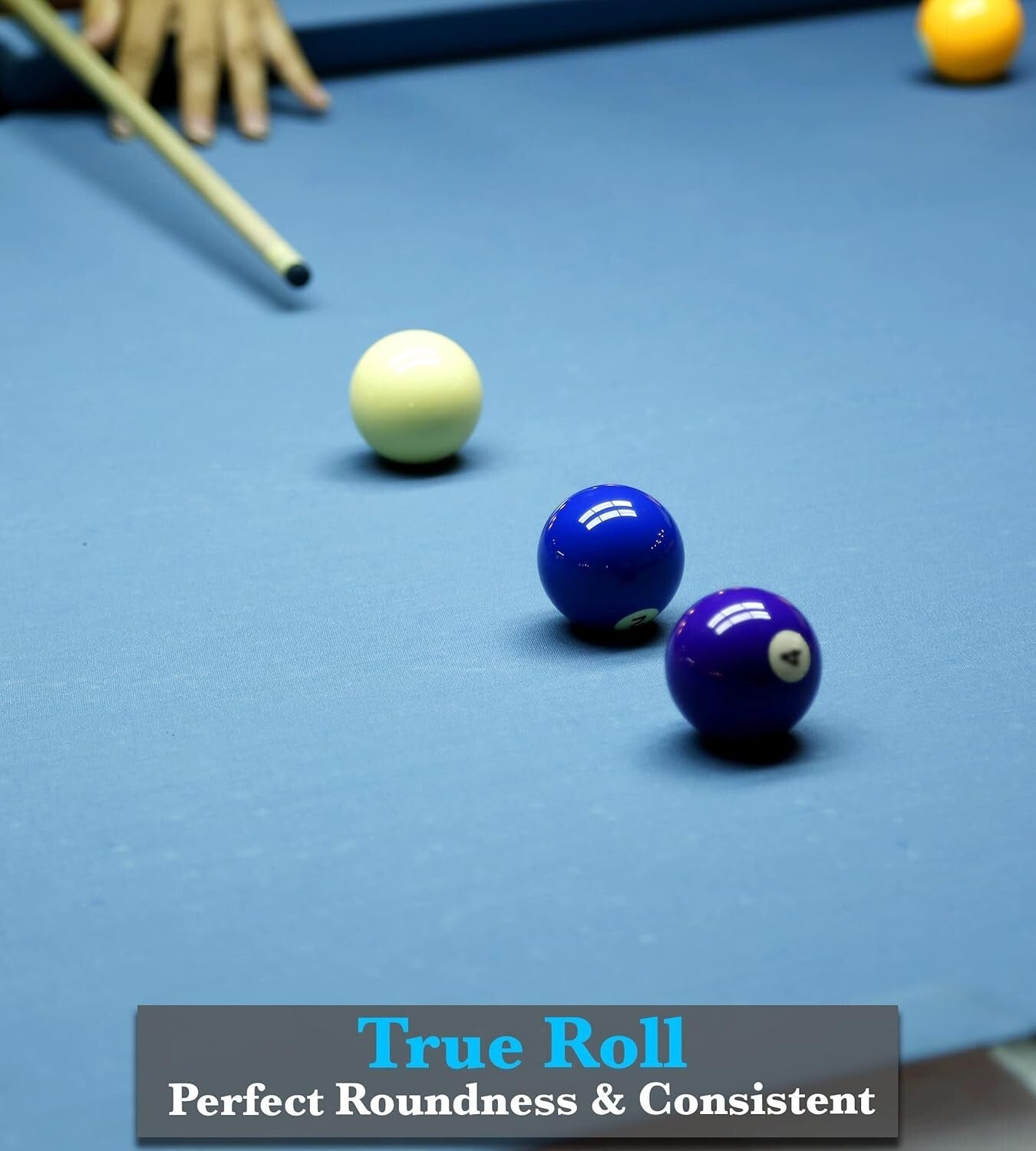 Standard Size Billiard Balls - Deluxe Resin, Ideal Holiday Gift for Pool Lovers