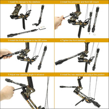 Load image into Gallery viewer, Flexible Core Archery Stabilizer - 8", 10" &amp; Weight Kit for Comfortable Shooting