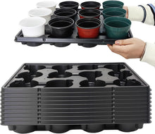 Load image into Gallery viewer, Gardener’s 12 Cell Plant Trays with Drainage - Perfect for 4 Inch Nursery Pots