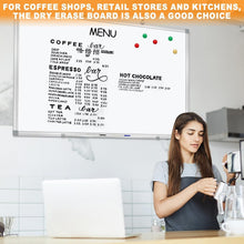 Load image into Gallery viewer, 72"x40" Magnetic Dry Erase Board - Wall-Mounted Aluminum Presentation Tool