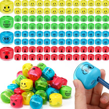 Load image into Gallery viewer, Cute 240 Pcs Cartoon Smile Pencil Sharpeners for Kids - Perfect for School Art