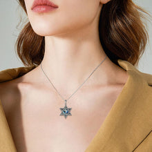 Load image into Gallery viewer, Sterling Silver Tree of Life and Star of David Pendant Necklace for Men &amp; Women
