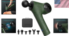 Load image into Gallery viewer, Ergonomic Apex Green Massage Gun: Relaxation &amp; Efficient Muscle Recovery Device