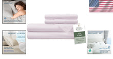 Load image into Gallery viewer, Cooling &amp; Breathable King Size Bamboo Sheet Set - 4 Piece Light Pink Luxury