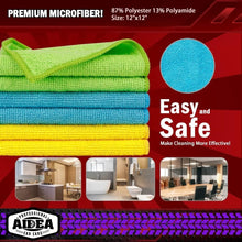 Load image into Gallery viewer, Durable Microfiber Cleaning Rags - 150PK Absorbent Towels for All Surfaces