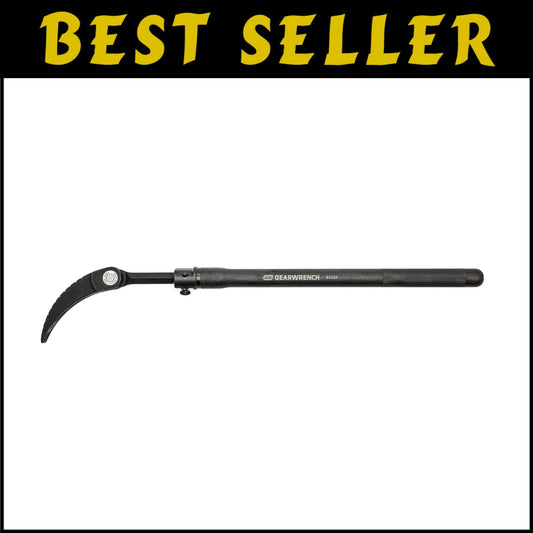29-48" Extendable Indexing Pry Bar with 14 Locking Positions for Professionals