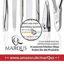 Load image into Gallery viewer, Premium Manicure Set Made in Germany - 7 Tools in Genuine Leather Case