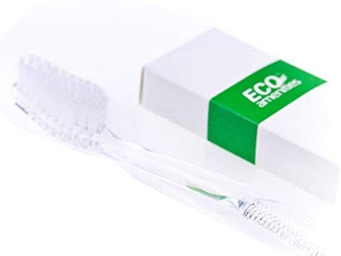 100-Piece Travel Toothbrush Kit with Peppermint Toothpaste - Eco-Friendly Hot...