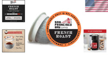 Load image into Gallery viewer, 80 Ct Compostable French Roast Coffee Pods - Compatible with Keurig 2.0 Brewers