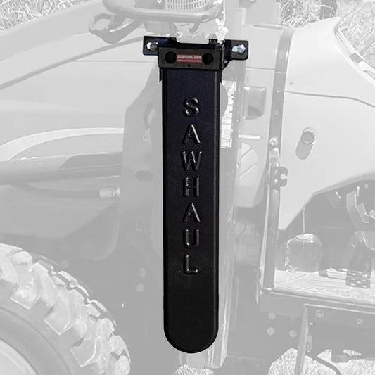 Easy Install 28-Inch Chainsaw Carrier for Tractors - Compatible with All Brands