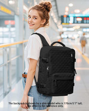 Load image into Gallery viewer, Versatile Travel Backpack with Vacuum Compression &amp; USB Charging for Adults