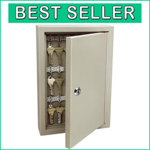 Load image into Gallery viewer, Organize 30 Keys with this Wall-Mounted Key Cabinet - Key Lock Included