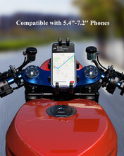 Load image into Gallery viewer, Vibration Dampener Anti-Theft Motorcycle Phone Mount for 5.4''-7.2'' Smartphones