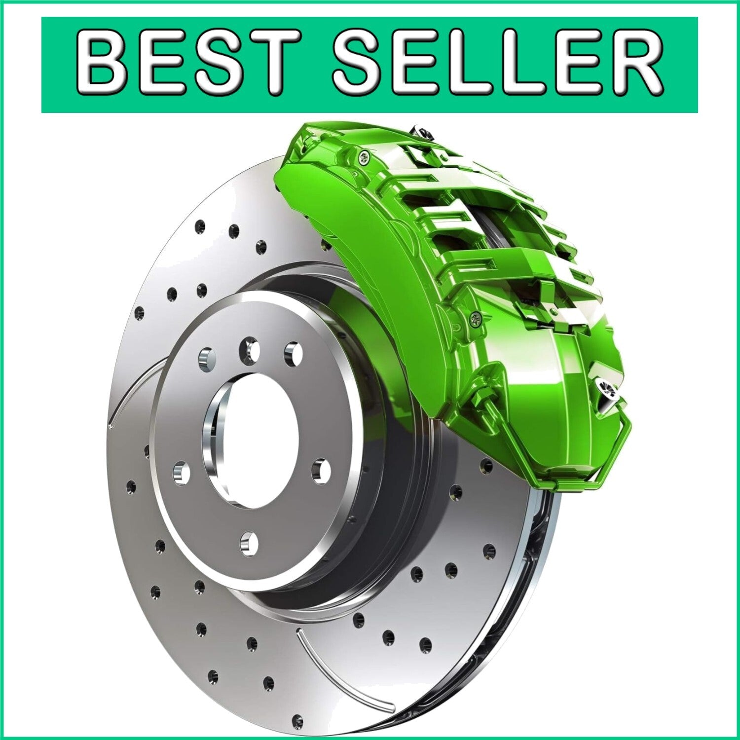 Extreme Durability Lime Green Brake Caliper Paint - Glossy & Heat Proof System