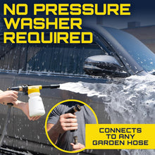 Load image into Gallery viewer, Garden Hose Foam Cannon with Microfiber Mitt for Scratch-Free Car Cleaning