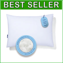 Load image into Gallery viewer, Luxury Microfiber Sleep Pillow - Medium Firmness, Washable &amp; Breathable Cotton