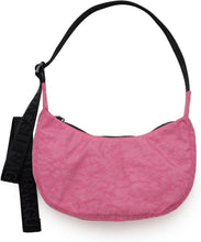 Load image into Gallery viewer, Lightweight Small Nylon Crescent Bag with Adjustable Logo Strap – Unisex Style