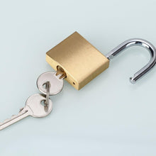 Load image into Gallery viewer, Durable Polished Brass Padlocks - Keyed Alike 12 Pack for Versatile Security