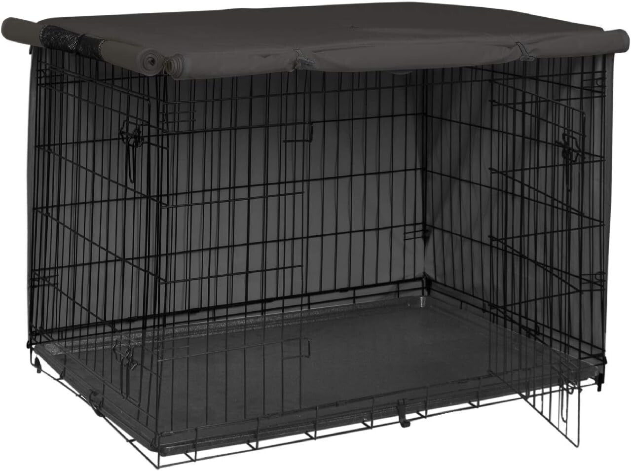 Lightweight 42-Inch Dog Crate Sunshade Cover - Perfect for Travel and Home Use
