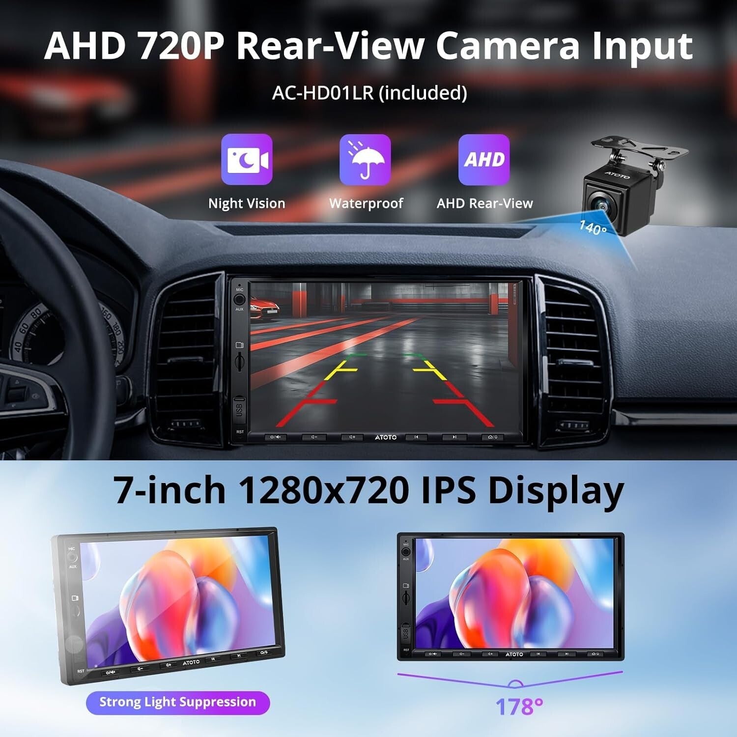 Dual 2G+32G Android Car Radio with Wireless CarPlay & DSP Audio Customization