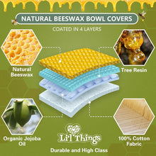 Load image into Gallery viewer, Fruity Theme Beeswax Food Covers - Elastic, Reusable, and Eco-Friendly Solution