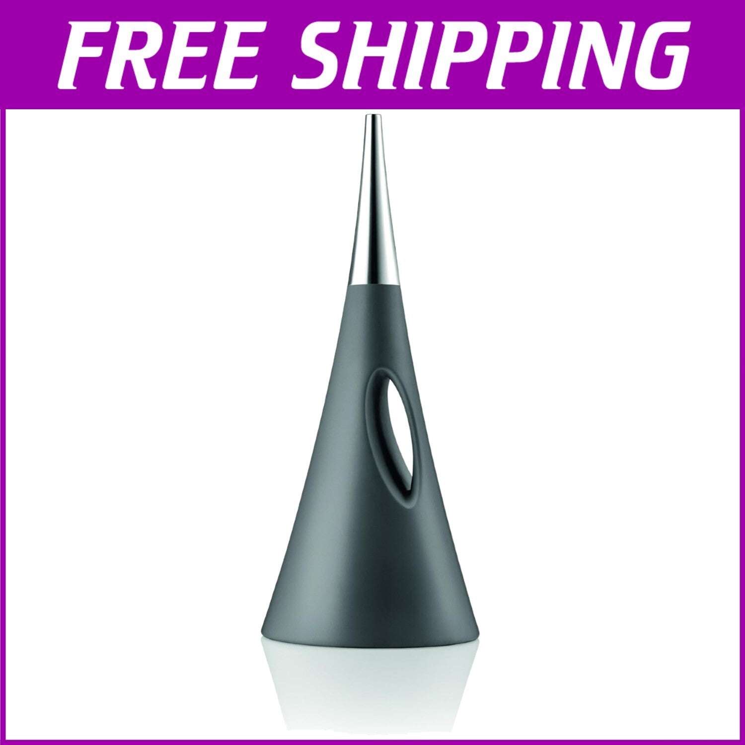 Functional Grey Watering Can 2L with Even Flow Pointed Spout – Stylish & Durable