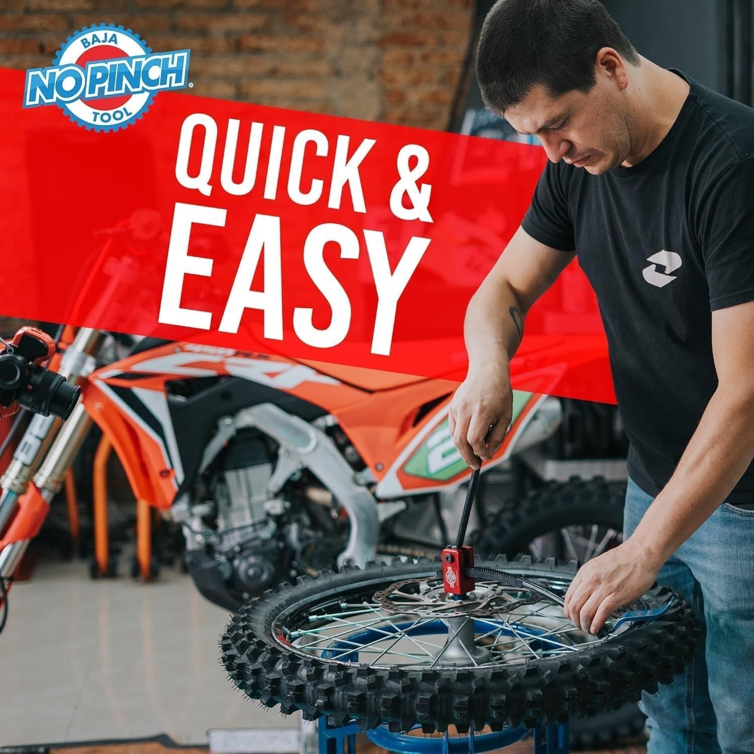 Effortless Tire Changes Kit - Original Dirt Bike Tools for Enduro Racing