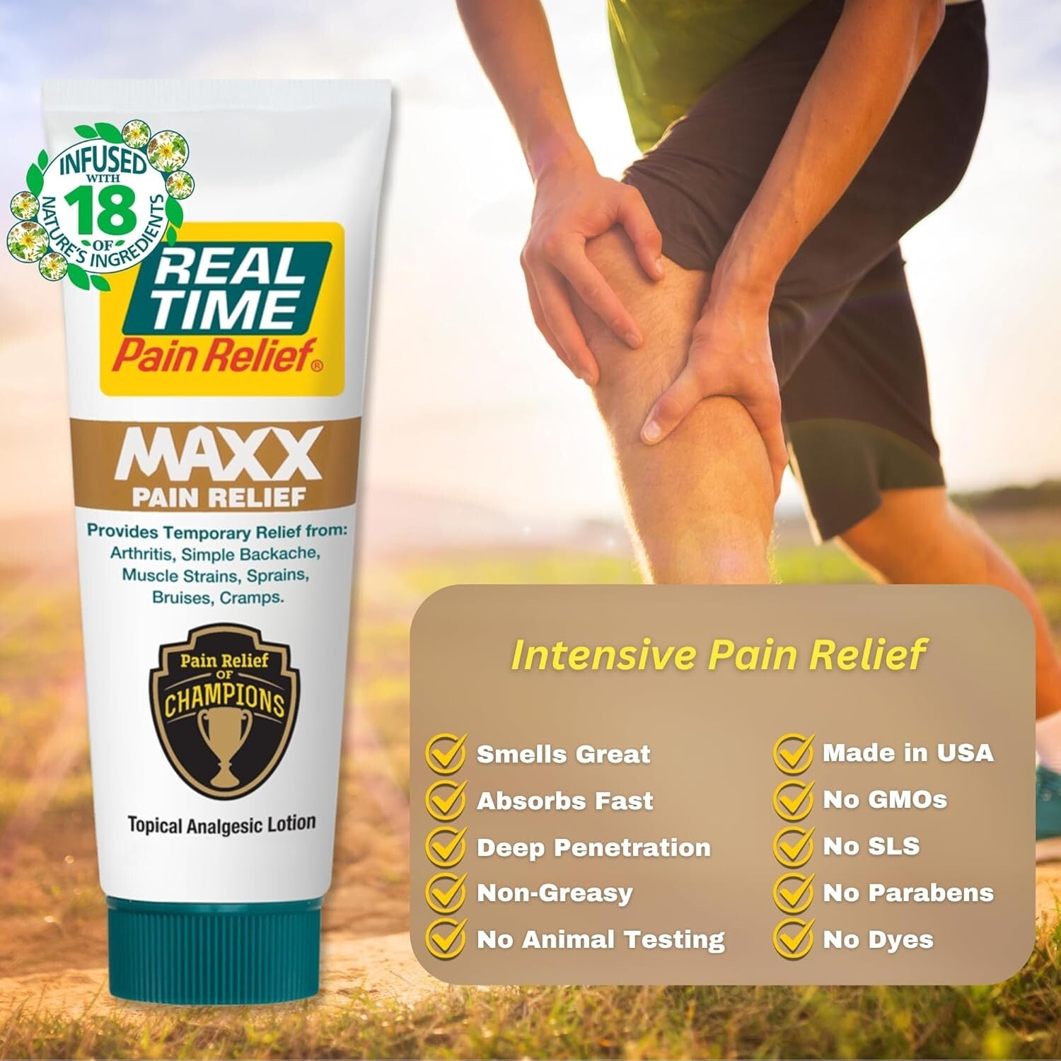 7oz Natural Formula for Muscle Pain & Arthritis Relief - Soothing & Effective
