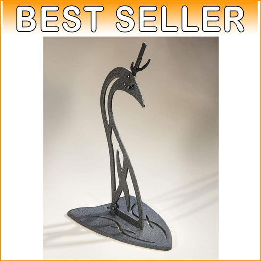 Customizable Powder Coated Steel Trophy Mount for Stylish Desk Displays - 23in