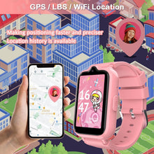 Load image into Gallery viewer, Girls 4G Touch Screen Smart Watch - GPS Tracker, Phone &amp; Video Calls, Pedometer